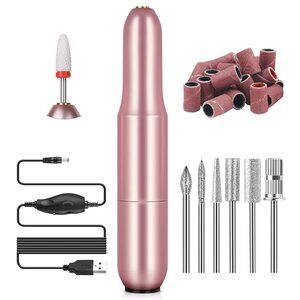 Electric Nail Drill: Rose Electric Nail File 20000RPM Efile Nail Drill Professio